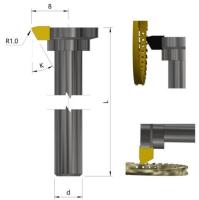PCD MCD CVD Coupeur de diamants à contour irrégulier pour la production de bijoux