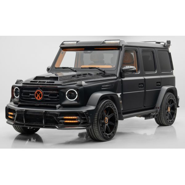 Replacement Dry Carbon Fiber Wide Body Kits for Mercedes G63 AMG W464 Engine Bonnet Hood Roof Wing Panel Spare Wheel Cover