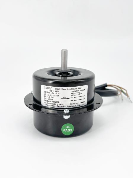 Outdoor Fan Motor YDK-10-4A60-10W 1350RPM 220V 50HZ with 104mm Frame and 8mm Shaft Diameter