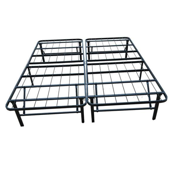 Strong Bedroom Furniture for Modern Design Stainless Metal Foldable Boxspring Bed Frame