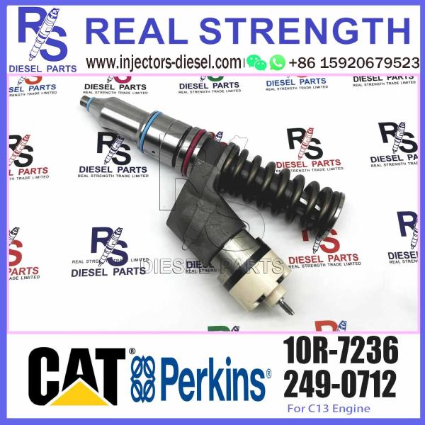 Inyector común 2490705 10R7236 249-0705 10R-7236 del carril del combustible diesel para el excavador del CAT C13