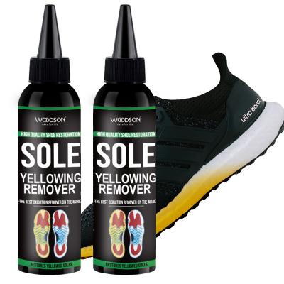 Kit de cuidados com tênis Limpeza da sola do sapato Remover manchas amareladas Gel para branqueamento do sapato
