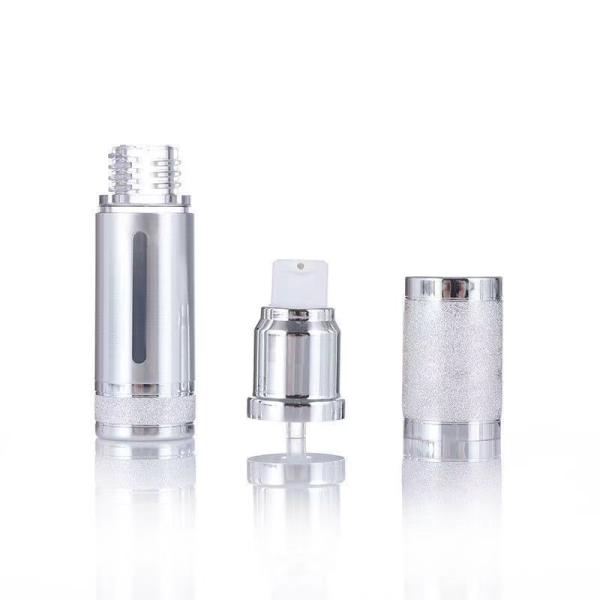 Botella de bomba sin aire personalizada de 15 ml 30 ml 50 ml de plástico de aluminio