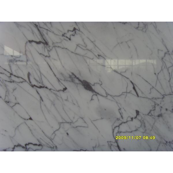 Pure Texture Marble Floor Tile , Wear Resistant Polished Marble Kitchen Worktops