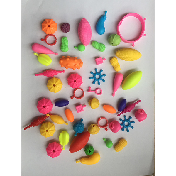 100Pcs DIY Children'S Play Jewellery Set , Little Girls Cordless Pop Bead Set