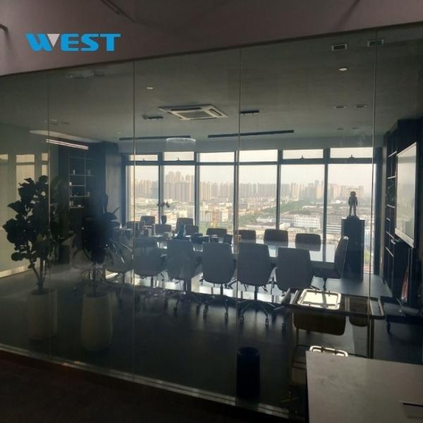 Non Adhesive Smart PDLC Film Dimming Glass Film With Instantaneous Clear And Frosted States Switching