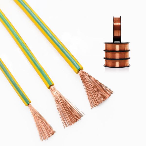 Câble électrique BVR conducteur en cuivre PVC 450 Volts Résistance à la chaleur