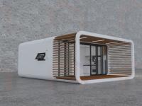 Modern Apple Cabin Office Steel Material Garden Office Cabin