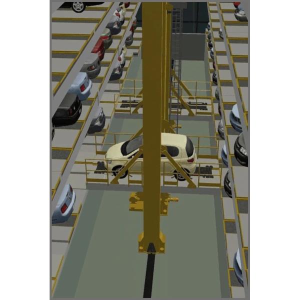 Подъем системы автостоянки штабелеукладчика CE 5 слоев стальной структуры