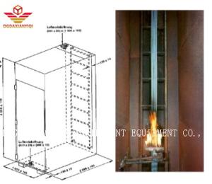 Les fils de paquet câble le dégagement Rate Test Machine IEC60332-3-10 de