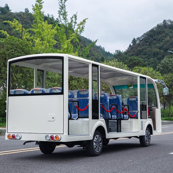 72v L'acide de plomb Entretien gratuit Autobus touristique alimenté par batterie 14 Setas Voiture touristique électrique