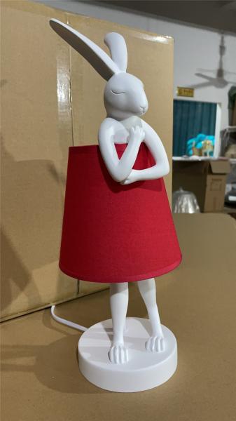 Modern Resin Table Lamp Nordic Creative Designer Rogue Rabbit Light（WH-MTB-267)