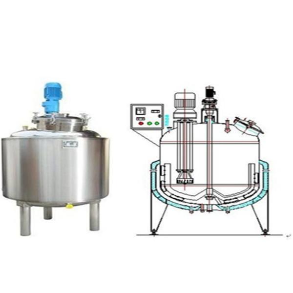 Shampoo Stainless Steel Fermentation Tanks / High Shear Emulsifying Tank