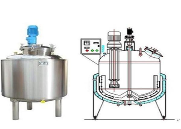 Shampoo Stainless Steel Fermentation Tanks / High Shear Emulsifying Tank
