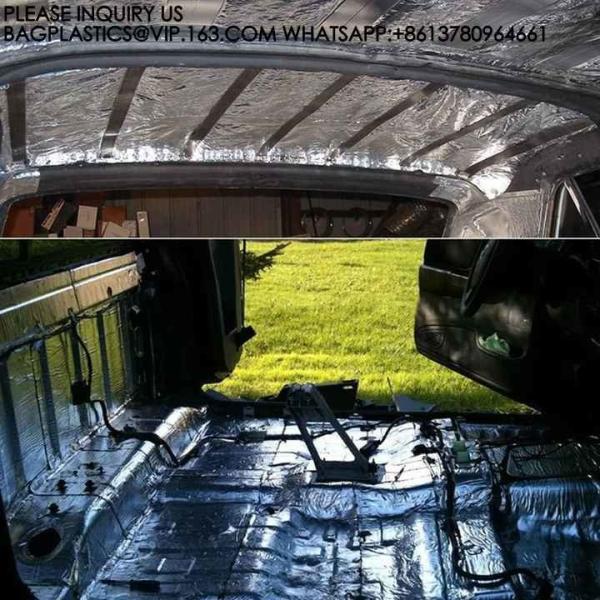 Car Heat Sound Deadening Insulation Mat, - 394 Mil 10.8 Sqft Automobile Sound Deadening & Heat Insulation Material