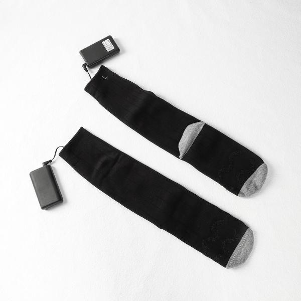 5V 4000mAh Sports Electric Heated Socks Knitted Battery Operated Socks