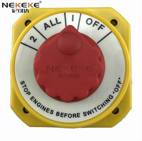 Waterproof Marine Isolator Switch with 250A Continuous Rating and Copper Material for Reliable Battery Disconnect