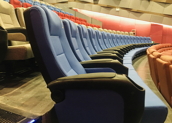 Стулья кино софы Recliner театра верхнего сегмента неподдельные кожаные