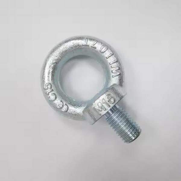 ZINC Finish Carbon Steel Galvanized Lifting Eye Bolt DIN 580 For Heavy Duty Lifting