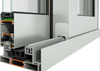 Anodized Aluminum Window Frame Extrusions White Furniture Decoration