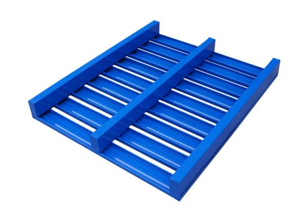 Light Perforated PP Blue Plastic Pallet 1200 X 1200 With Legs