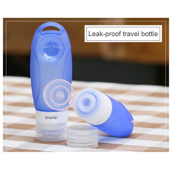 60M Volume Personal Care Industrial Leak Proof Silicone Travel Bottle Set TB02 Kit