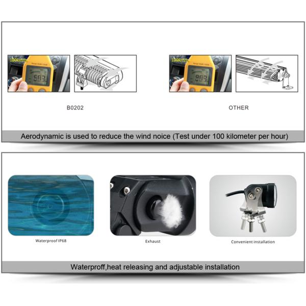 6 Inch 20W Slim LED Work Light Bar Amber Fog Drive Lamps For Offroad Trucks Boat ATV 4x4 4WD Marine Trailer Driving Barr