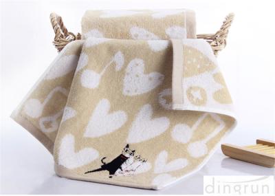Square Woven Bathroom Hand Towels 100 Cotton , Modern Hand Towels For Kids