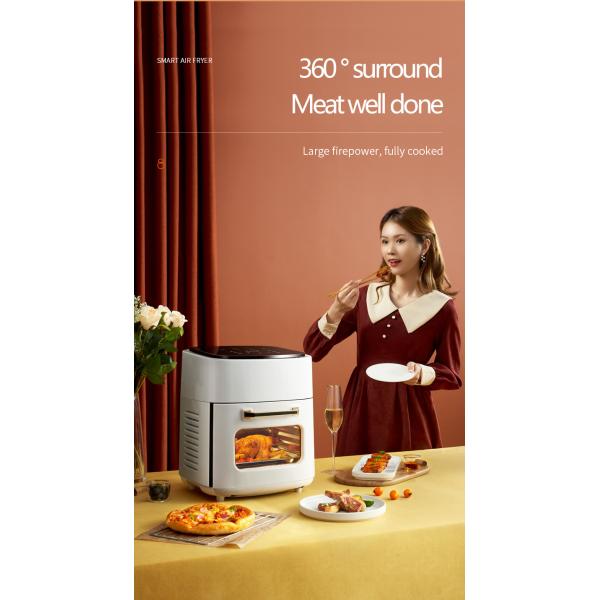 Kitchen Electric Deep Fryer 12L 15L Air Fryer Oven with Digital Control Thermostat