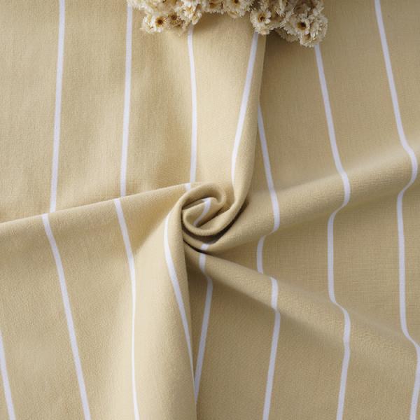 Удобный для кожи простый джерси 175гсм полосатый вязаный хлопковый ткань для футболки