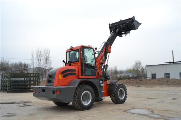 Extended Boom Forklift With 4 In 1 Bucket Small Agricultural Machinery