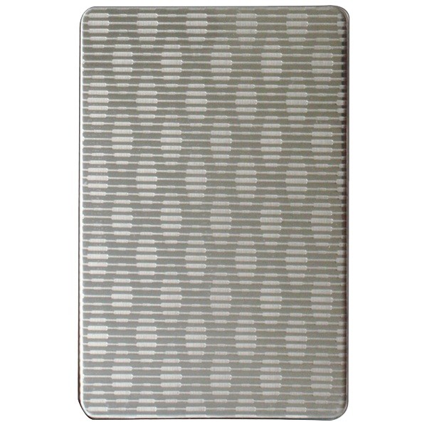 Silver Polished Embossed Stainless Steel Plate Interior Decorate