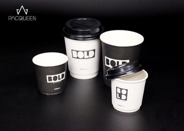 4 oz / 8 oz / 12 oz Hot Beverage Disposable Cups Single Wall / Double Wall / Ripple