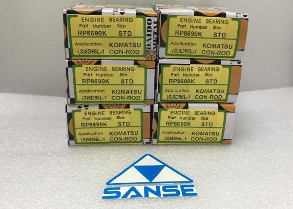 Komatsu Engine Connecting Rod Bearing 6D95l-1 Diesel Engine Parts