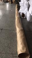 Dust Removal Fibreglass Baghouse Filter Bags  630GSM High Temperature Resistant