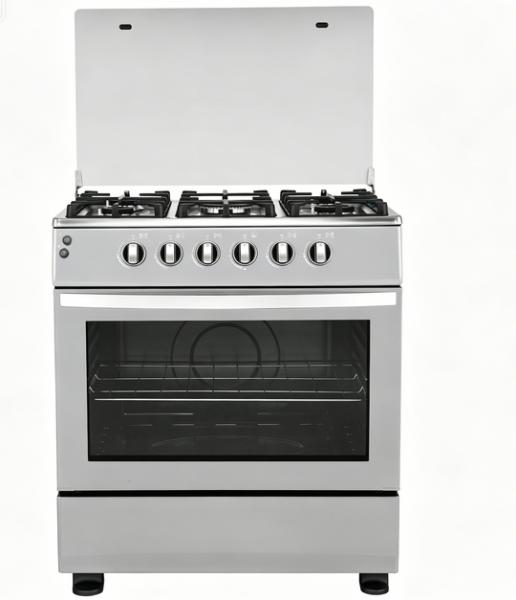 Highly Durable Commercial Gas Range Stove 5 Burner Cooker With Oven OEM ODM Factory