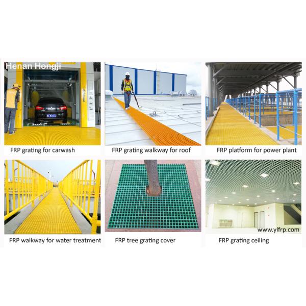 Concave Sanded FRP Fiberglass Grating for Anti-corrosion Walkway Platform Application