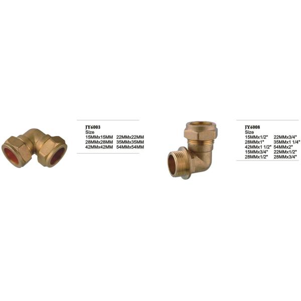 Copper Core Forged Brass Pipe Fittings Compression Pipe Cap BS864-2 Standard