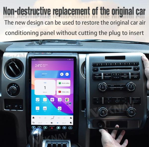 Android 13 Car Multimedia Player Radio For Ford Raptor F150 09-12 8+128G Head Unit Touch Screen Carplay