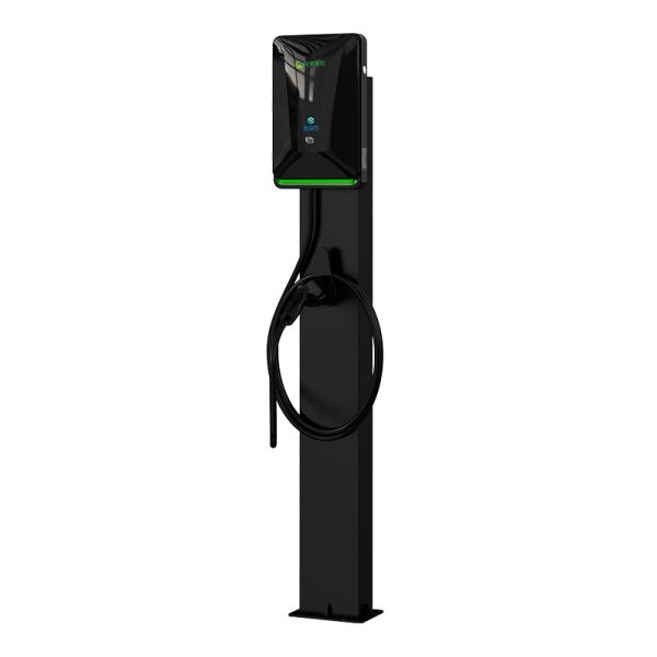7KW 11KW 21KW Black Column Type Electric Vehicle AC Charging Pile