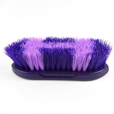 O plástico produtos da escova da preparação do cavalo de 18cm ou de 20*6cm escova o fio em três cores