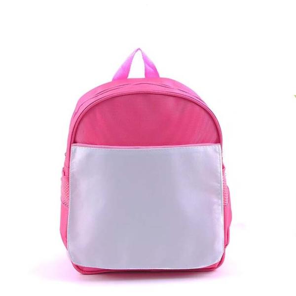 Customized Colored Sublimation Backpack Schoolbag For Kids With Detachable Printing Part