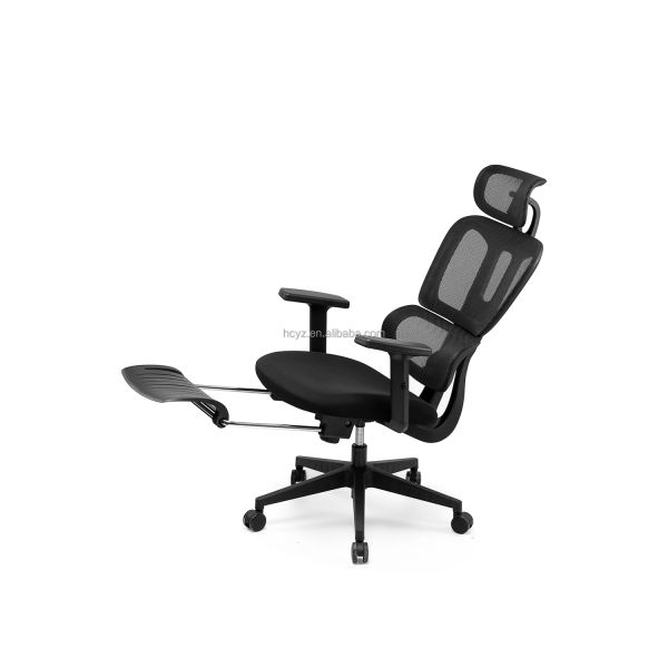 Modern Economic Adjustable Guangzhou Executive Swivel Reclining Sleeping Chair Mesh Ergonomic Office Chair with Lumbar Support