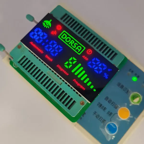 Multi-Color 7-Segment LED Displays with Driver IC for E-Scooters
