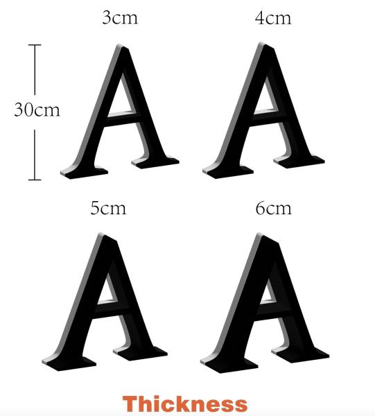 Business Villa Address Number Metal Letter Sign Plate 28C LED Backlit Stainless Steel