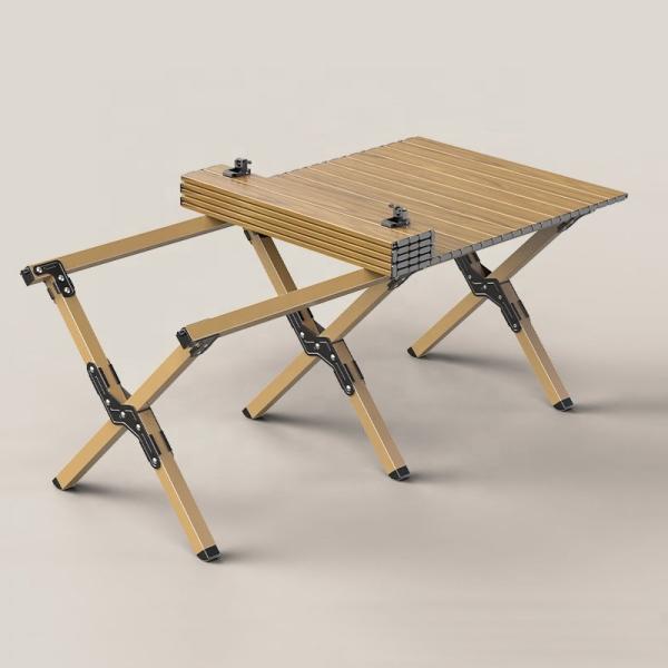 Aluminum Alloy Folding Camping Table 30kg Load 1.2m