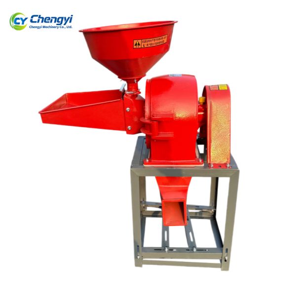 Steel Crusher Grinder 100-150kg/h Capacity Durable Grain Feed Grinder Multifunctional Processing