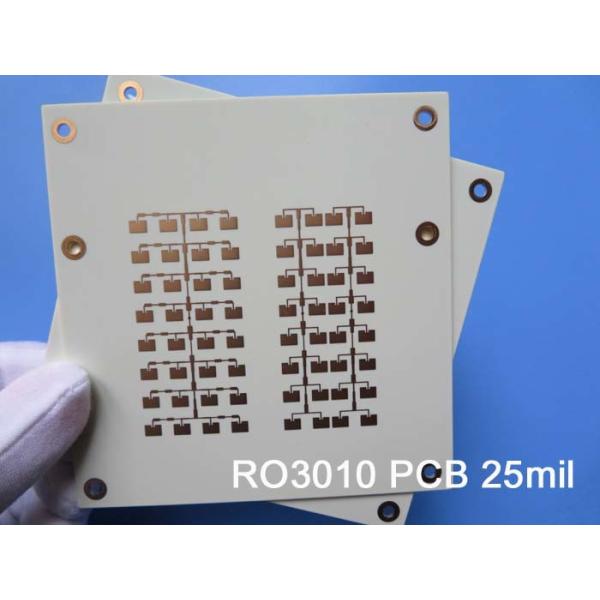 RO3010 25mil 0.635mm Microwave PCB Board LPSM Solder Mask
