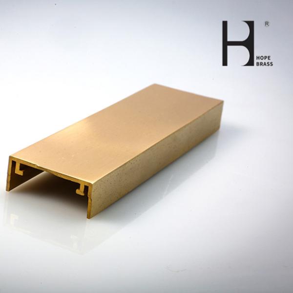 Anti Fade 58% Copper U Shaped Metal Channel For Door Construction