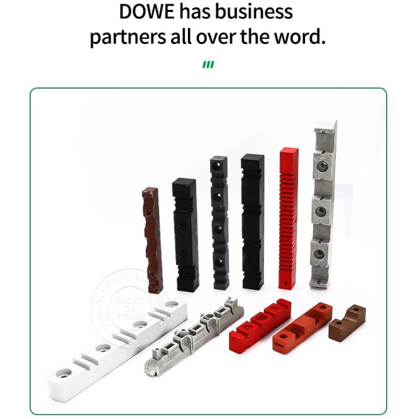 Customized Busbar Clamp Insulator Support Low Voltage Busbar Insulator Support Busbar Clamp